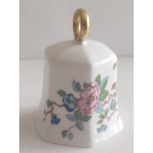Aynsley England Hand Painted Dinner Bell "Pembroke Pattern" 3 1/2" - Picture 2 of 10